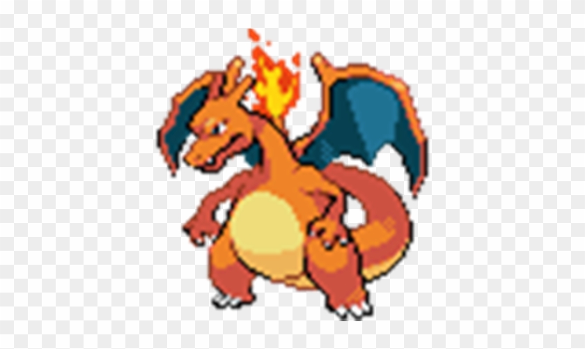 Nice Meme Library Charizard Sprite Roblox Charizard Front Sprite Free Transparent Png Clipart Images Download - roblox oof mario kart