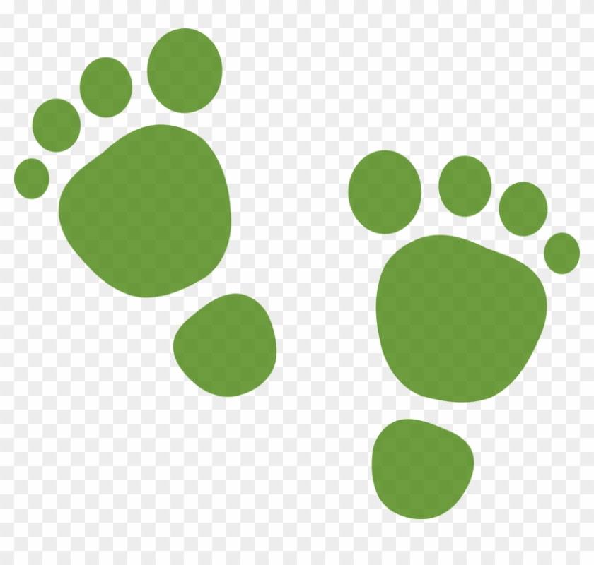 Green Feet Clip Art - Baby Feet Clip Art #703490