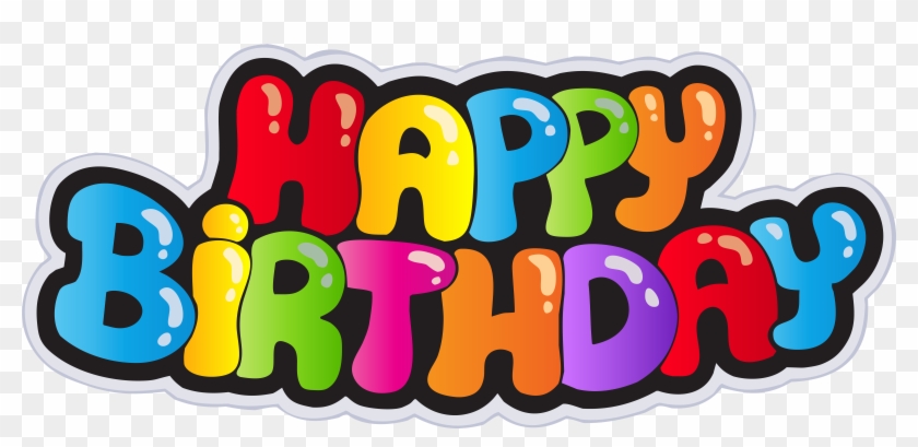 Birthday Party Wish Gift Clip Art - Happy Birthday Sign #703607