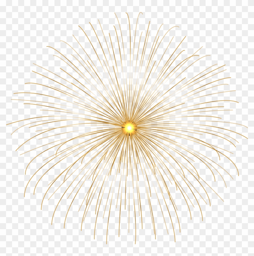 Gold Firework Circle Png Clip Art - Gold Firework Circle Png Clip Art #703707