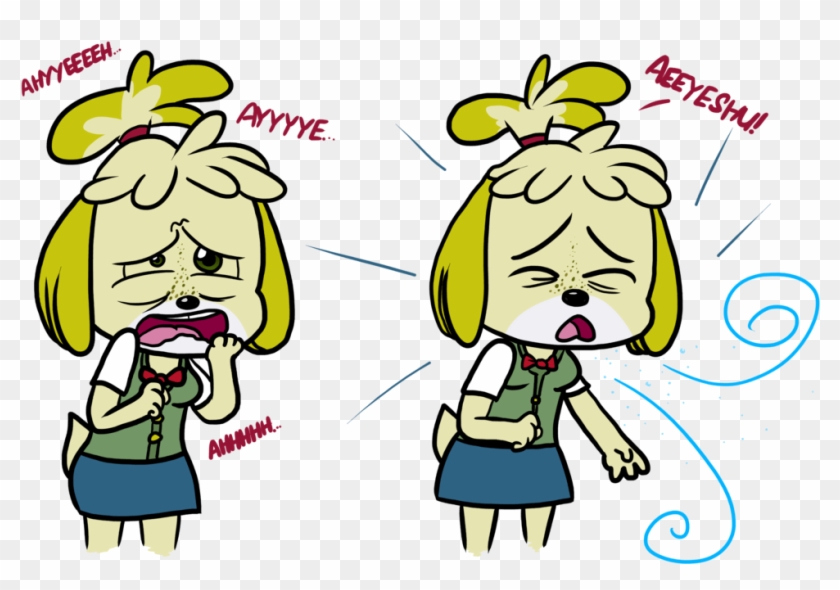 Isabelle Sneezes On Everything By Psfforum - Busty Isabelle Animal Crossing #703723