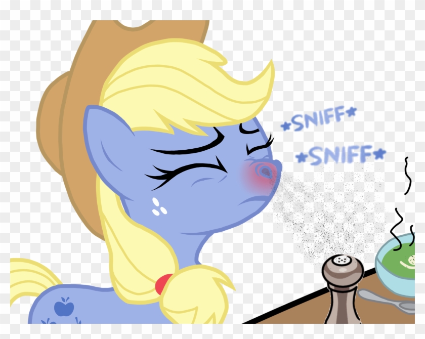About To Sneeze, Applejack, Artist - Mlp Sneeze Fanfic #703771