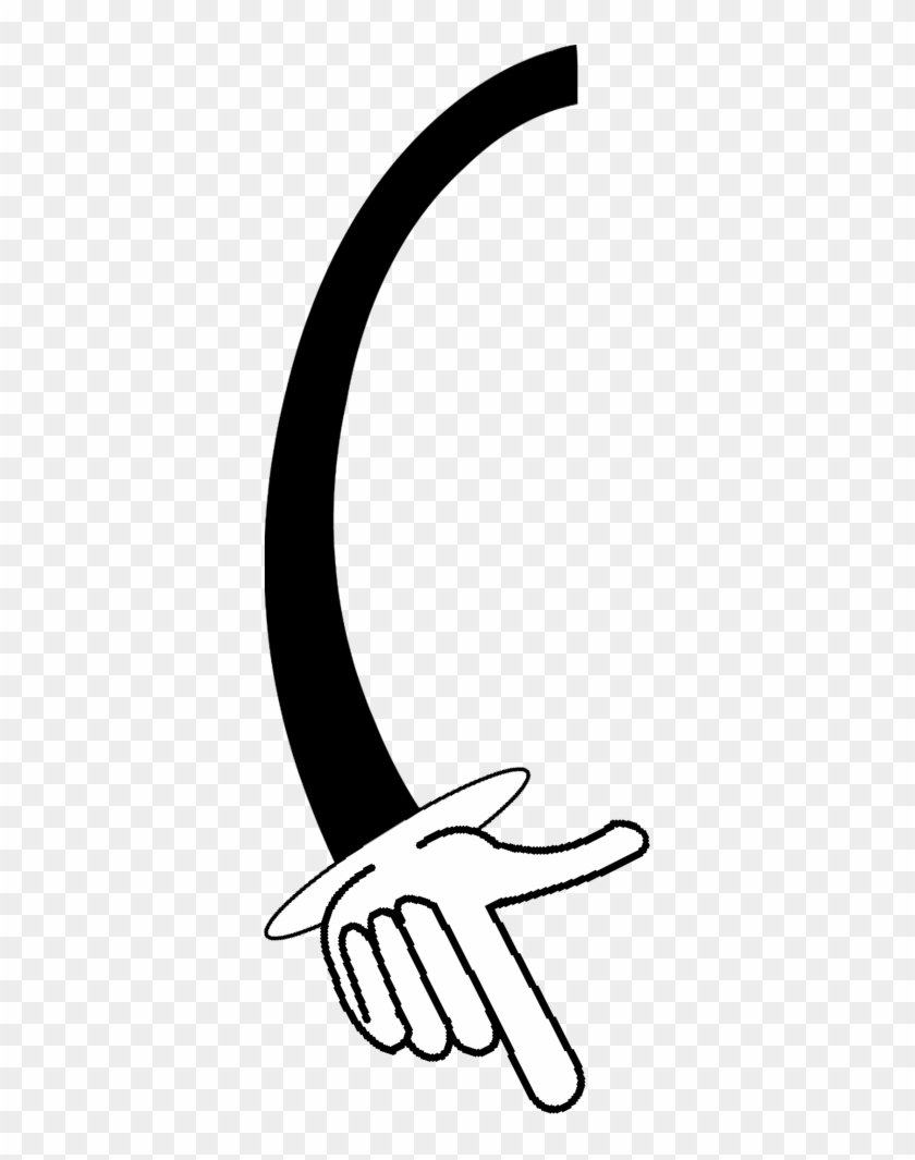 Arm Bent Pointing - Cartoon Arm Transparent #703793
