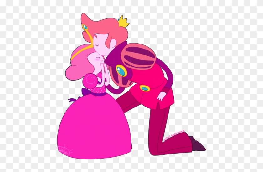 Adventure Time, Princess Bubblegum, And Prince Gumball - Prince Gumball And Princess Bubblegum Kiss #703857
