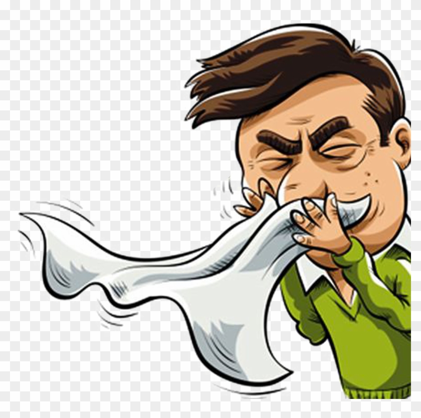 Sneeze Common Cold Cartoon Allergy Clip Art - Sneeze Common Cold Cartoon Allergy Clip Art #704018