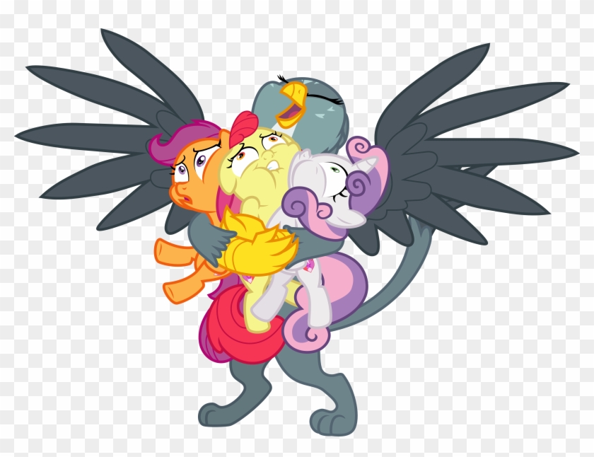 Gabby Hugs The Cmc By Jeatz-axl - Mlp Gabby Cmc #703891