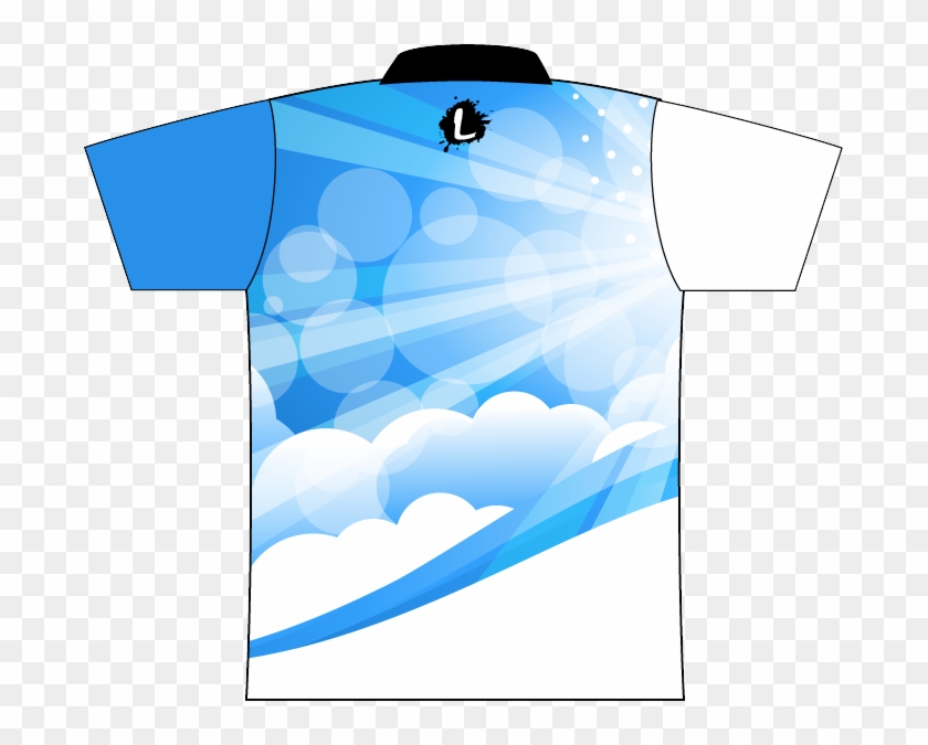 Jet Blue Sky Back - Bowling Blue #703970