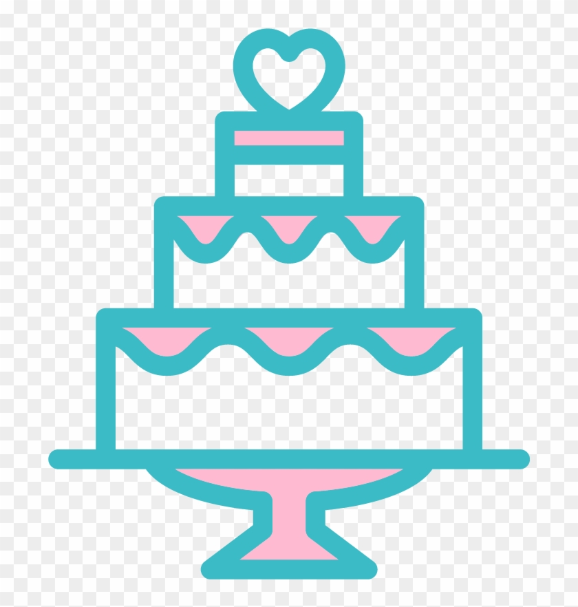 Wedding Cake Layer Cake Birthday Cake Cupcake Wedding - Free Wedding Svg Icons #704036