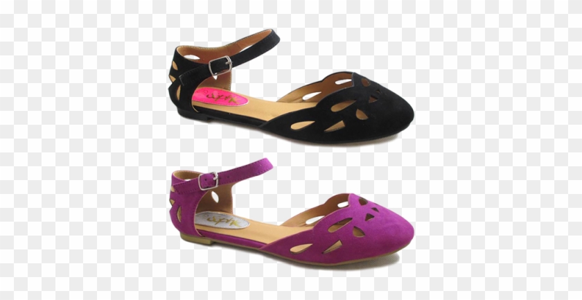 Girls Flat Summer Suede Ballerina Kids Casual Sandals - Kids Flat Shoes Png #704137