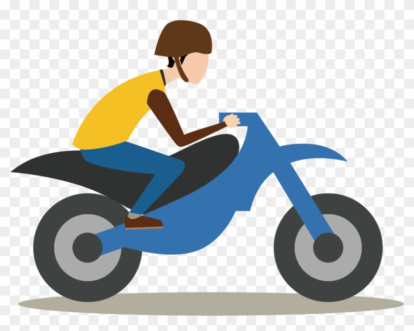 Scooter Motorcycle Motorbike Free Tu Huella De Carbono - Motorbike Cartoon Png #704165