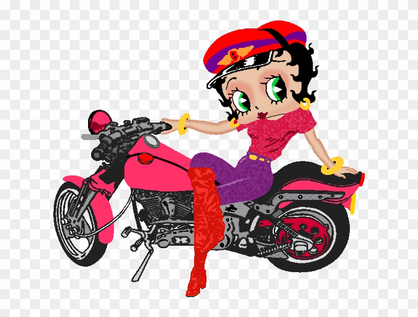 Biker Babe - Biker Babe Clip Art #704196