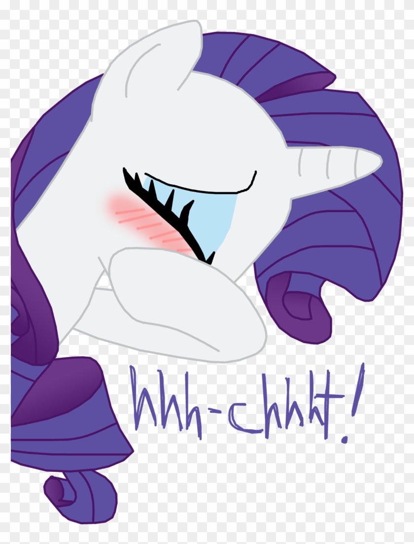 Rarity Tries To Cover Up Her Sneeze, Thats A First - Cartoon #704268