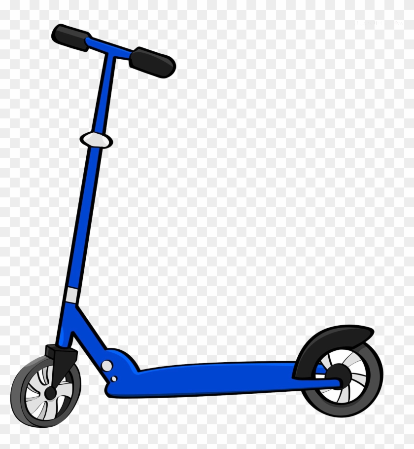 Scooter Cartoon Moped Clip Art - Scooter Cartoon Moped Clip Art #704321