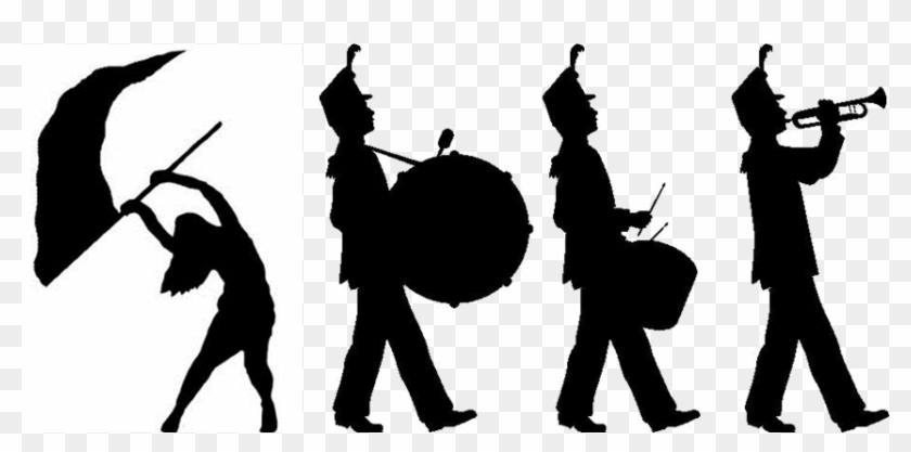 Color Guard - Marching Band Clipart #704365