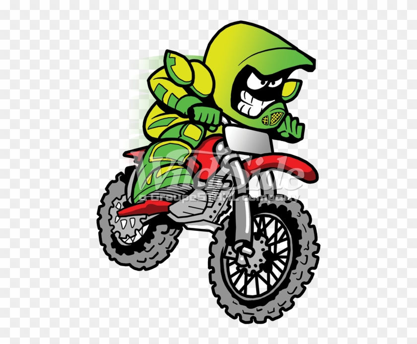 Motocross Rider Motorcycle Clip Art - Motocross Cartoon Png #704403