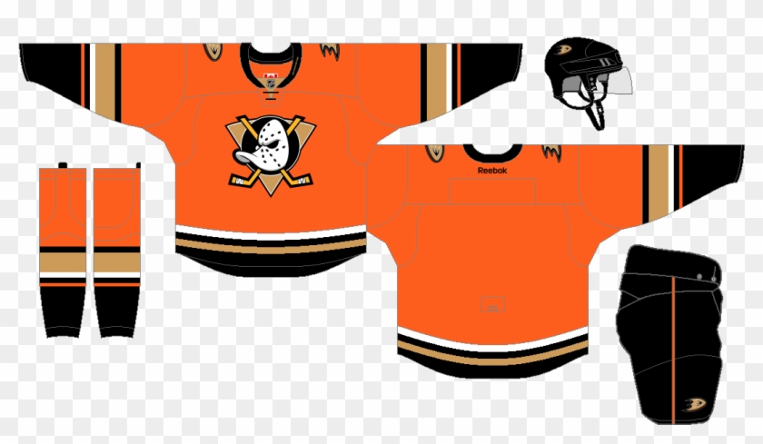 Anaheim Ducks Cliparts - Anaheim Ducks Alternate Home Jersey #704527