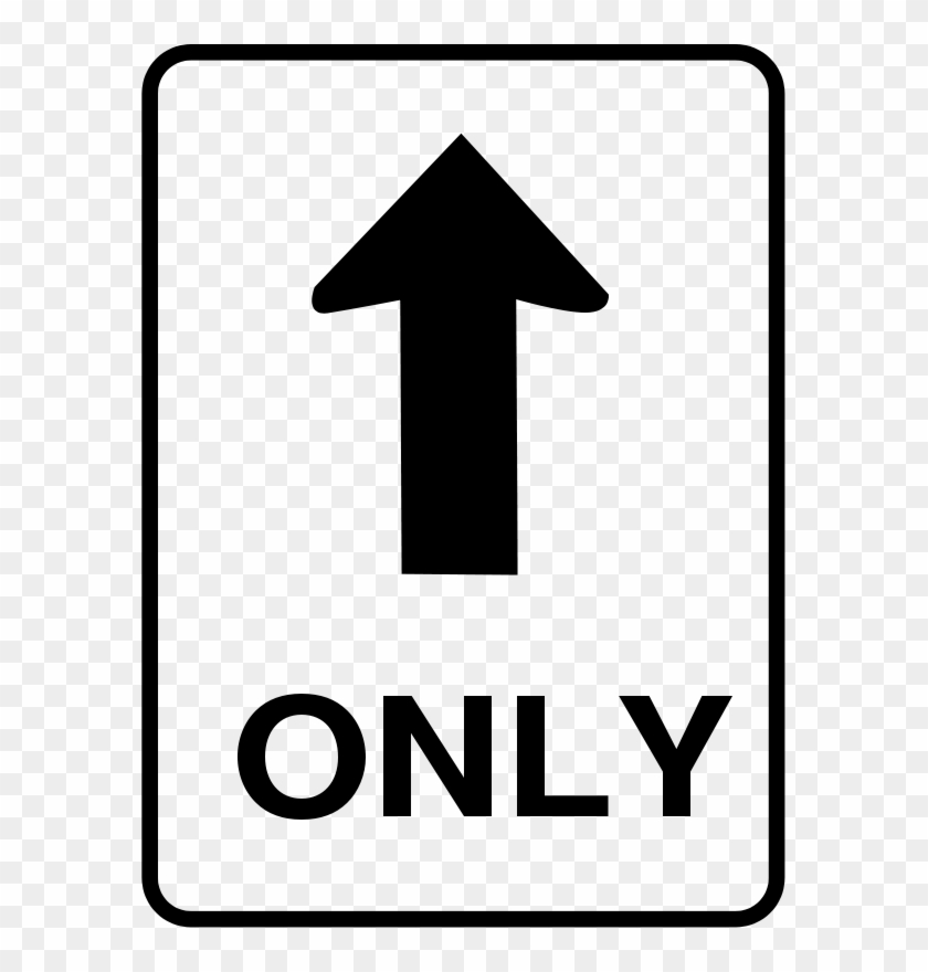Free Sign One Way 1 - One Way Sign #704633