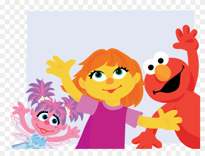 Elmo Abby Cadabby Grover Big Bird Julia - Elmo Abby Cadabby Grover Big Bird Julia #704740