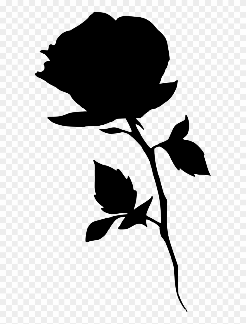 1173 × 2000 Px - Silhouette Of A Rose #704738