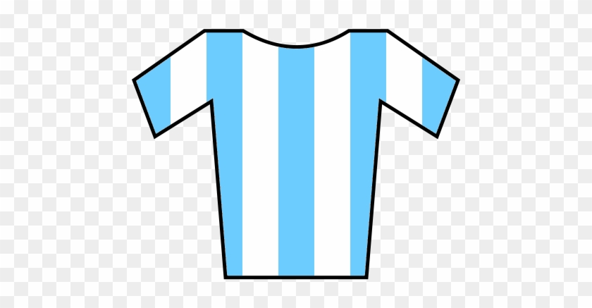 Soccer Jersey Sky Blue-white - Soccer Jersey .png #704767