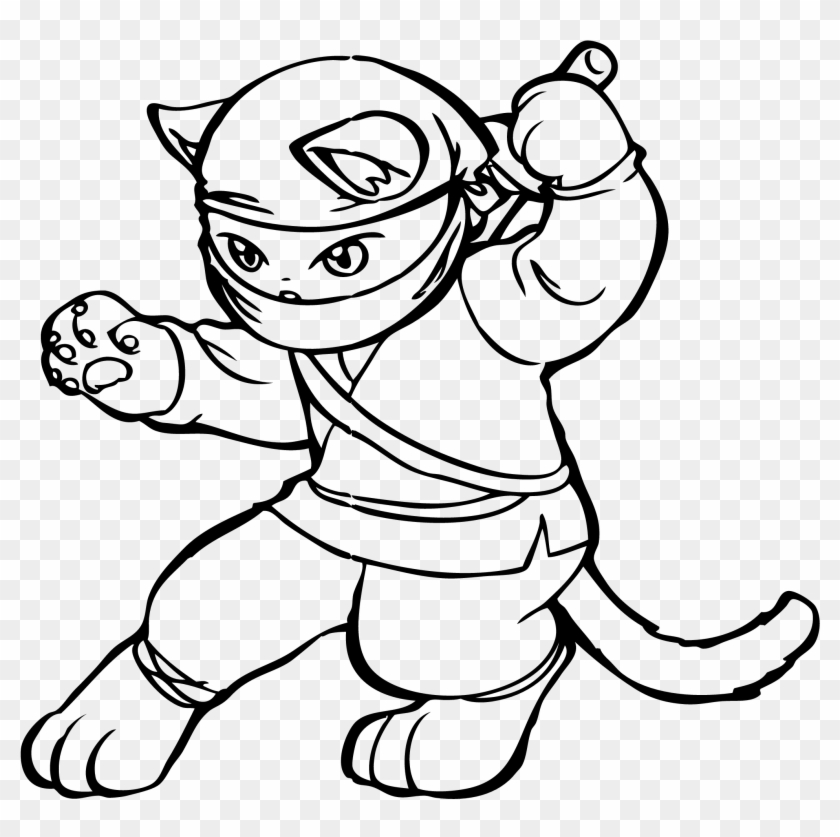 Ninja Cat - Ninja Clip Art #704799