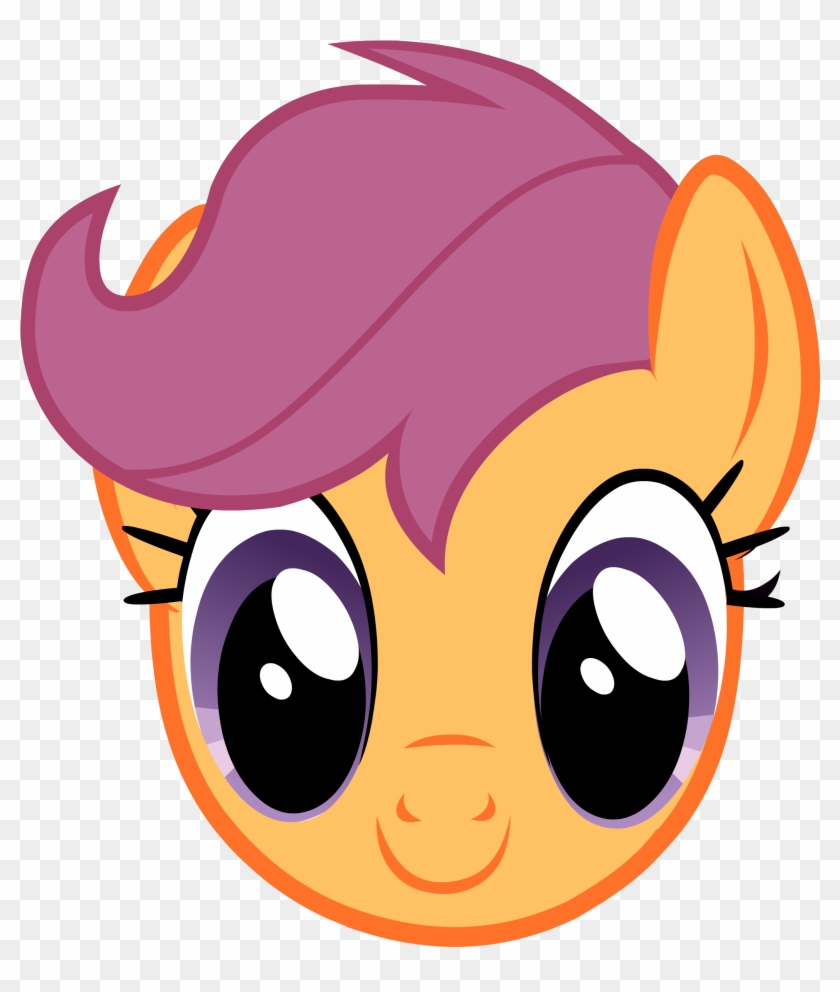 Scootaloo Headshot - My Little Pony Headshots Png #704806