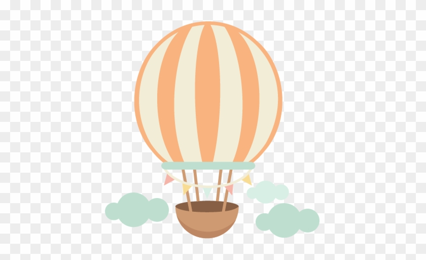 Hot Air Balloon Cute Scrapbook Cuts Svg Cutting Files - Cute Hot Air Balloon Png #704865