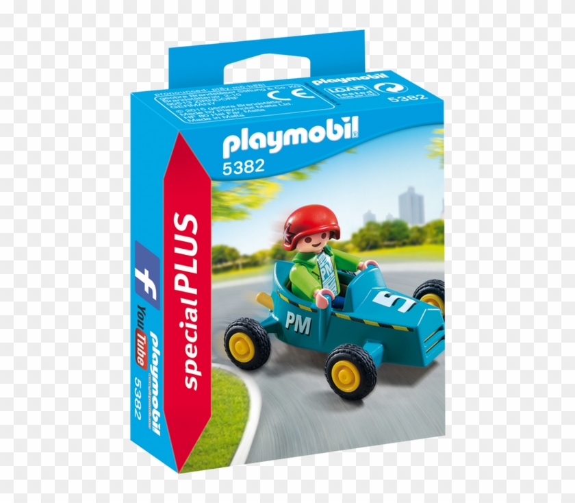 Playmobil Special Plus Soap Box Derby - Playmobil 5382 Boy With Go-kart #704944