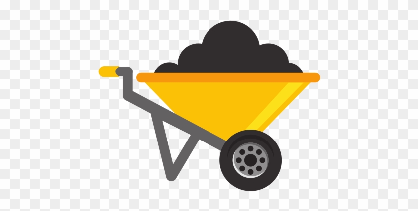 Wheelbarrow Tool Construction Icon - Construction #705104