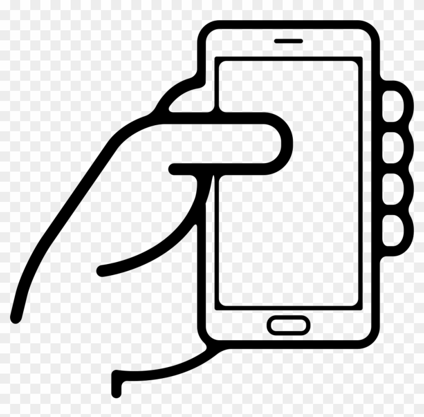 Methods Of Cyberbullying - Hand Holding Phone Icon #705120