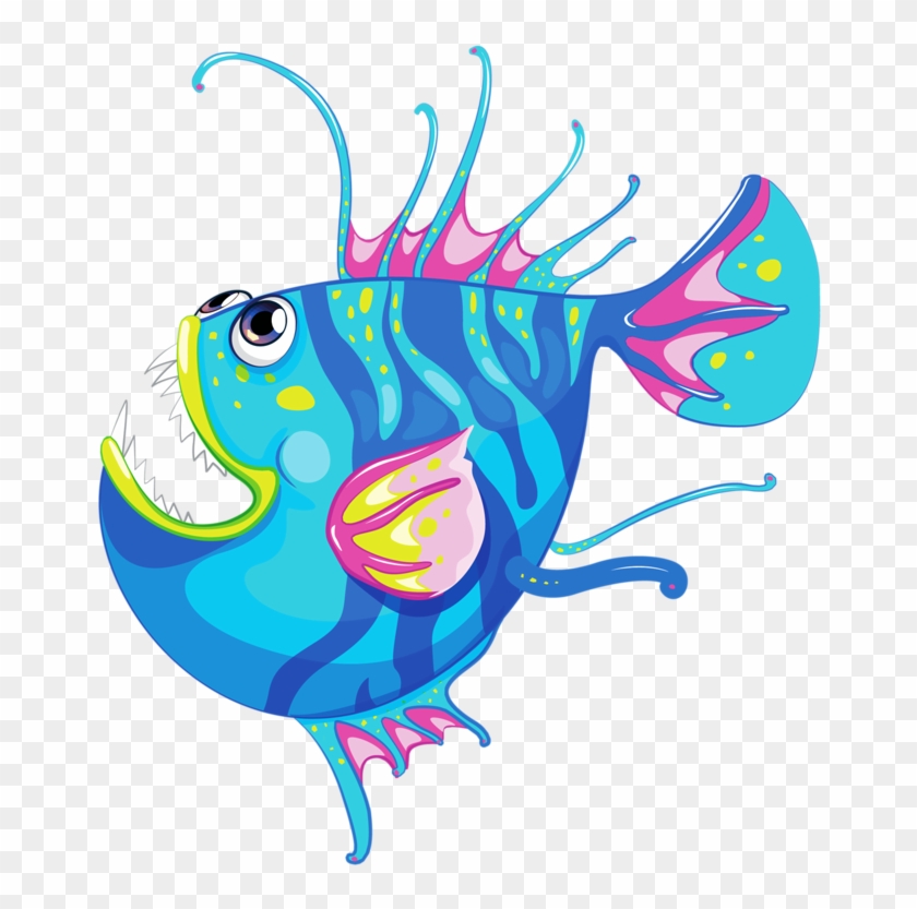 28 - Deep Sea Fish Clipart #705443