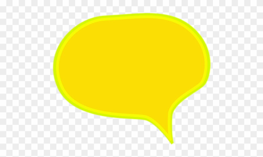 Comic Style Speech Bubble - Yellow Comic Speech Bubble Png #705473