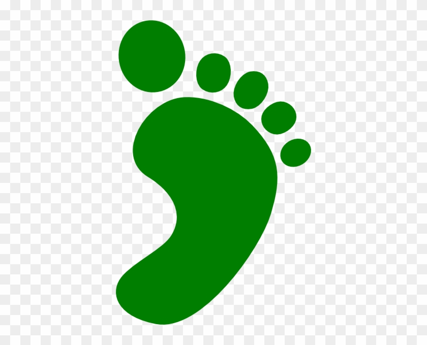 Green Foot Clip Art #705510