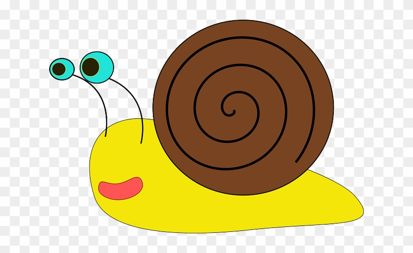 Cartoon, Free, Funny, Cute, Snail, Shell, Reptile - Snail Clip Art #705514