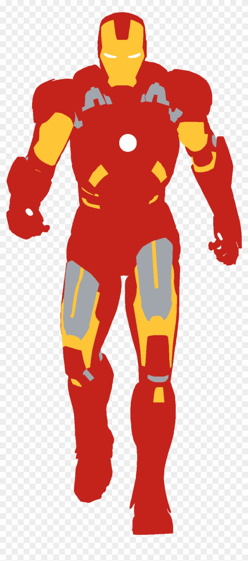 Color Silhouette Iron Man By Jennybops On Deviantart - Illustration #705536