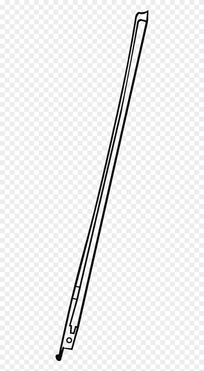 Violin Bow Clipart - Line Art #705590