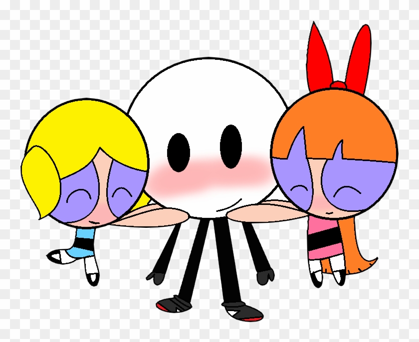 Bubbles And Blossom Hugging Mantu By Xxchocolate-creamxx - Cartoon #705607