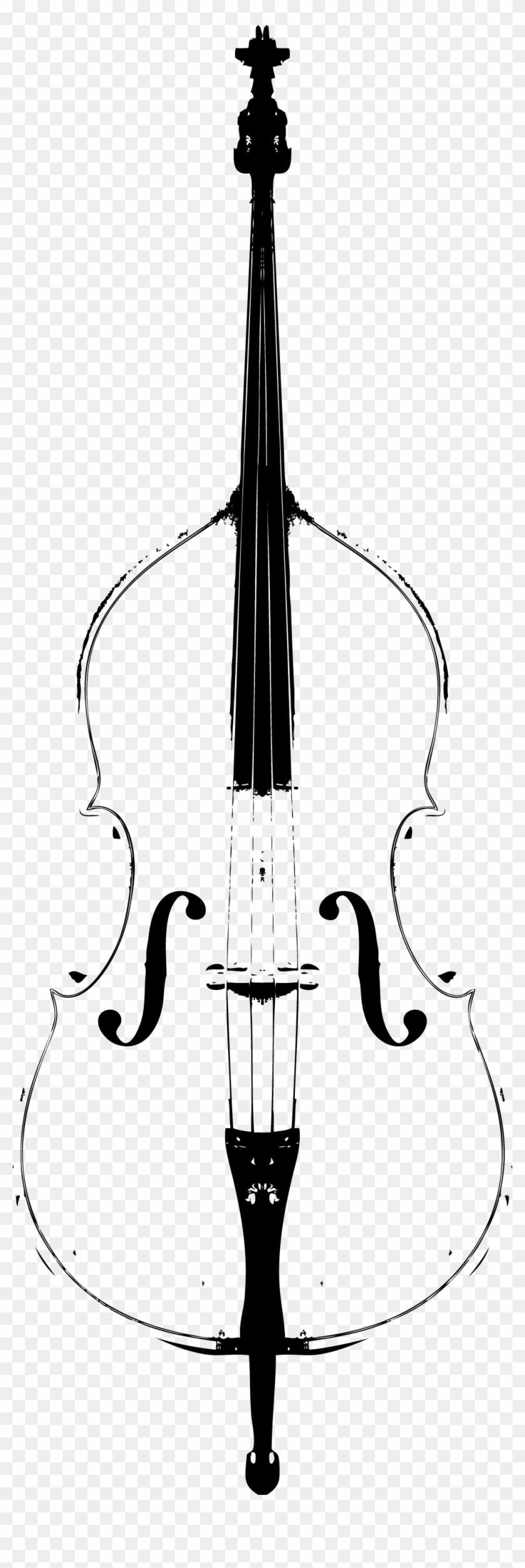 Upright Bass Lt - Outline Of A Cello #705651