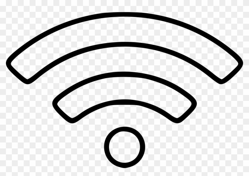 Wifi Connection Connect Wave Signal Network Hotspot - White Wifi Icon Png #705790