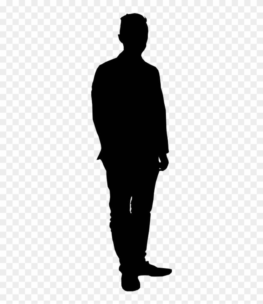 10 Man Standing Silhouette - Bajaj Dc 55 Dlx #705807