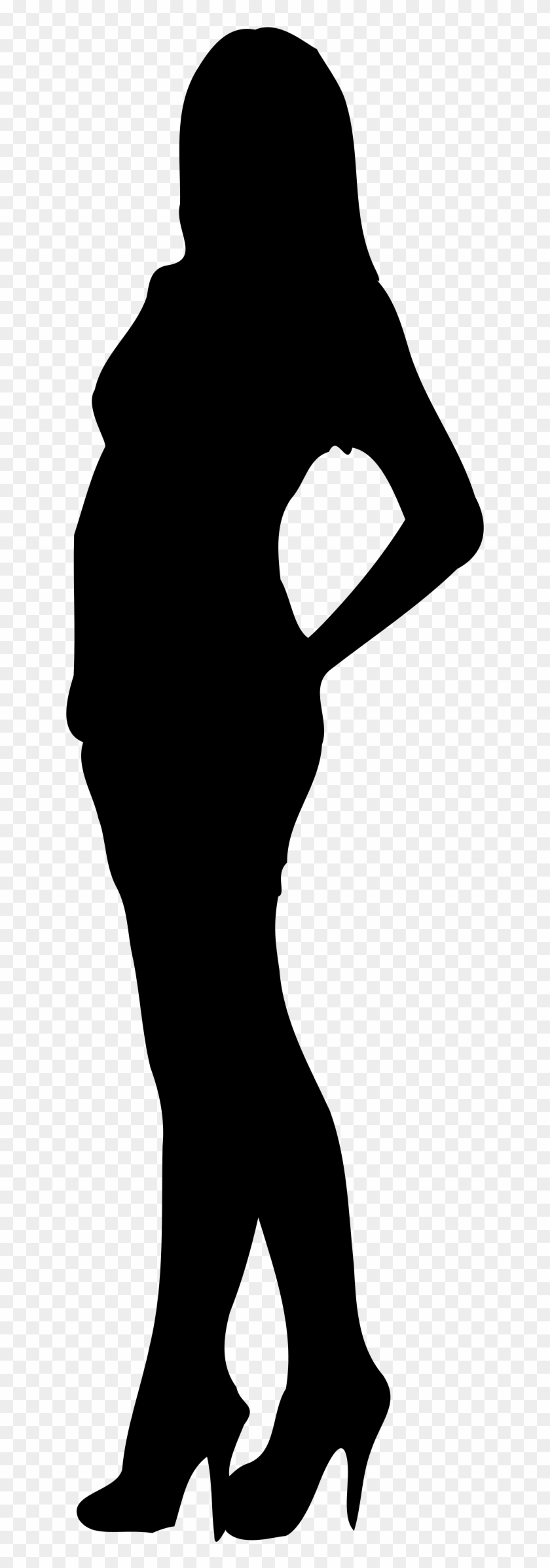 Woman Silhouette - Silhouette Looking At Phone #705817