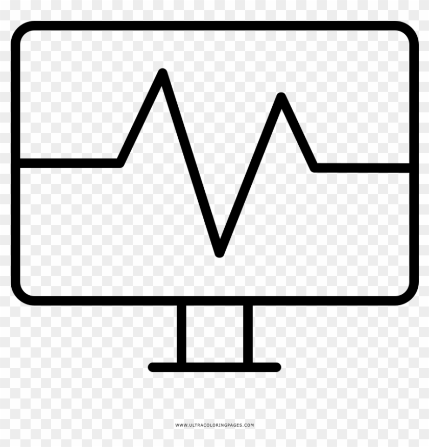 Pulse Monitor Coloring Page - Disminuir Dibujo #705886