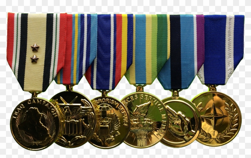 Medal Mounting, Large Medals, Usmc, Bottom Row - Medal #706054