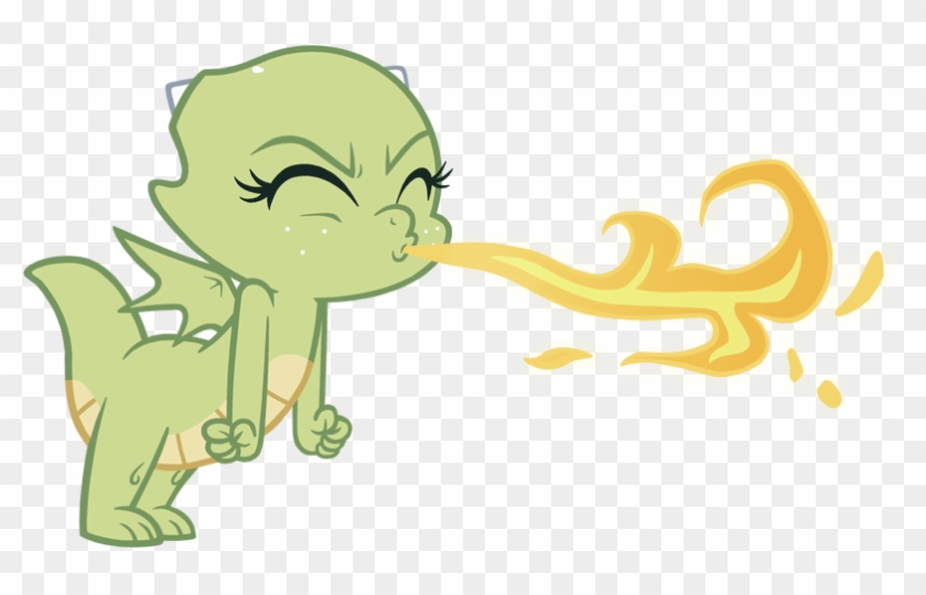 Jade Breathing Fire By Queencold On Deviantart - Baby Dragon With Fire #706115