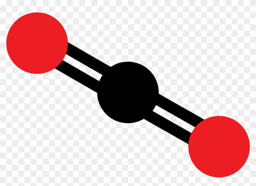 Open - Carbon Dioxide Molecule Png #706172