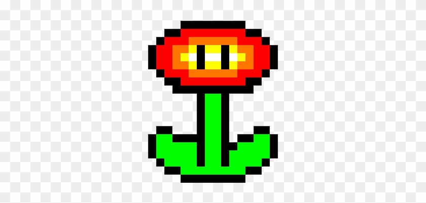 Minecraft Building Ideas Pixel Art - Fire Flower Pixel Art #706210