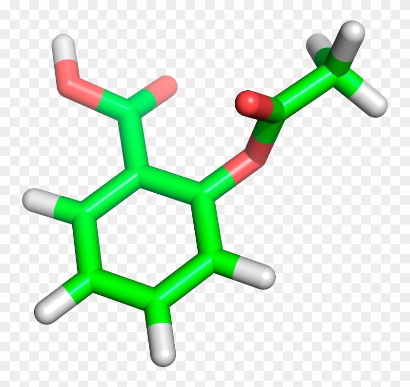 Aspirin Molecular Graphics Pharmaceutical Drug Molecule - Aspirin Molecular Graphics Pharmaceutical Drug Molecule #706242