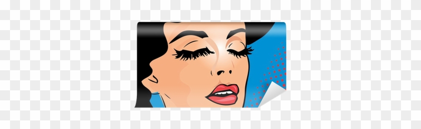 Cropped Illustration Of A Woman In A Pop Art Comic - Comics #706259