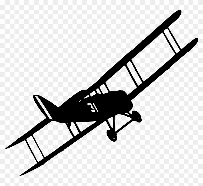 Airplane Fixed-wing Aircraft Biplane Clip Art - Biplane Clipart #706462