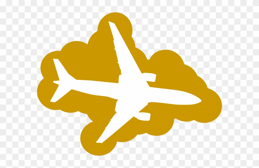 Yellow Plane Clipart Clip Art Library - Plane In The Sky #706502